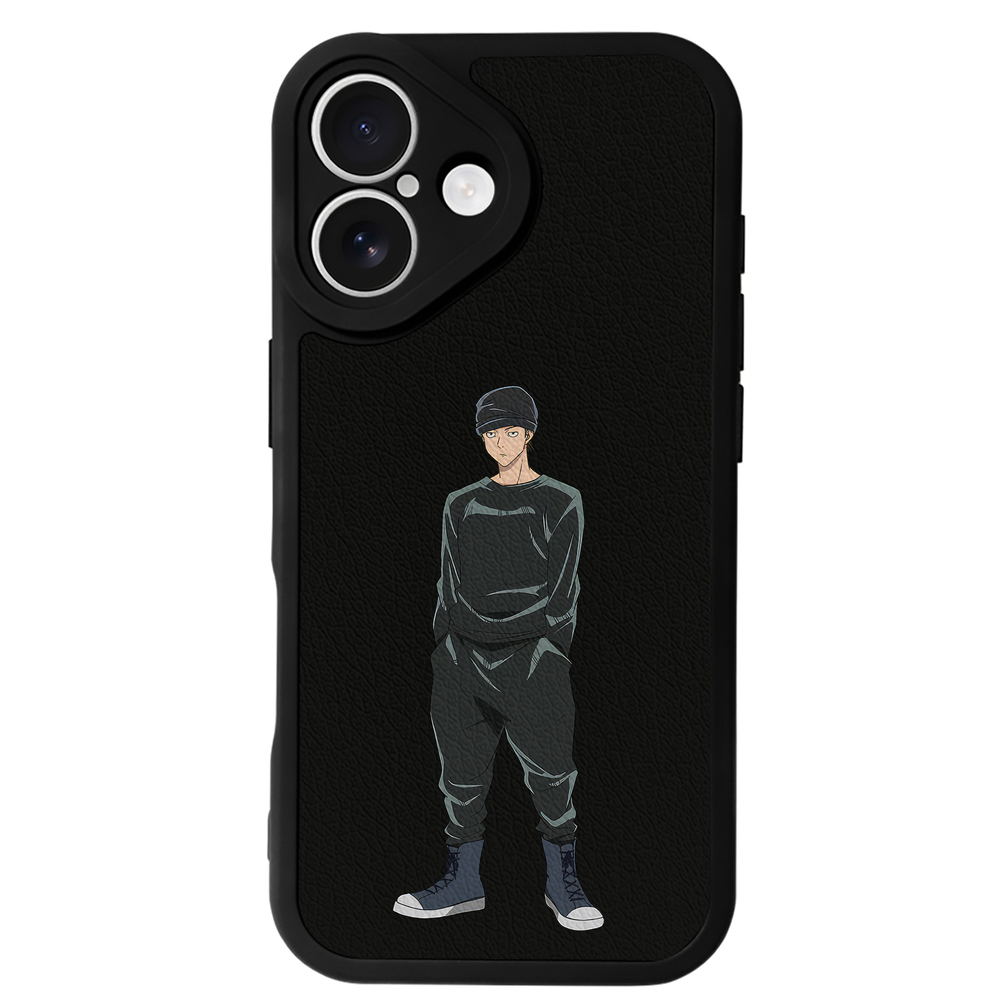 （画像用） 呪術廻戦 Jujutsu Kaisen 【iPhone 16シリーズ対応】シリコンスマホケース（レザー調） 材質：シリコン